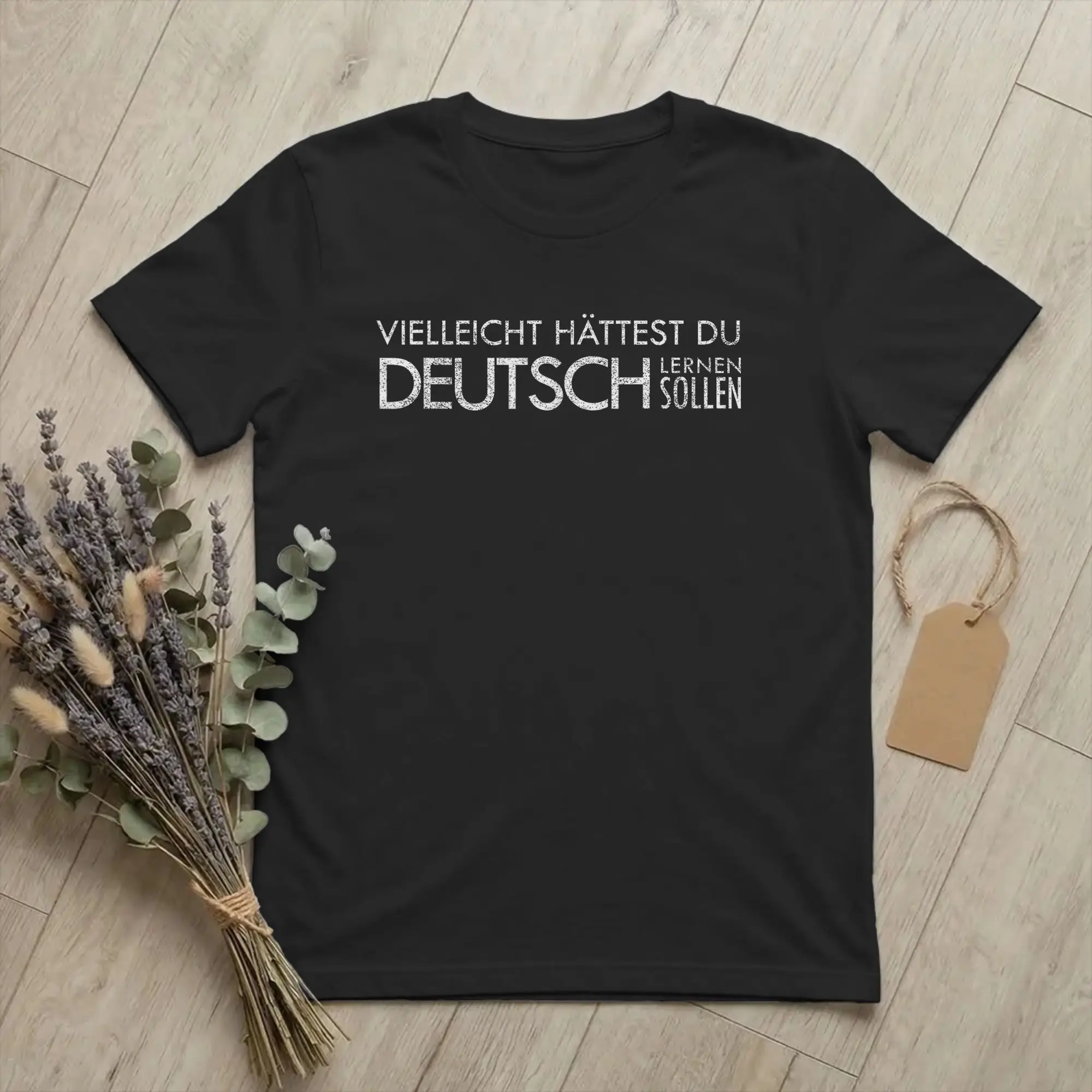 Men You Should Learn German T Shirts Funny Saying Deutsch Cotton Clothes Vintage Short Sleeve Round Neck Tees Unique T-Shirts