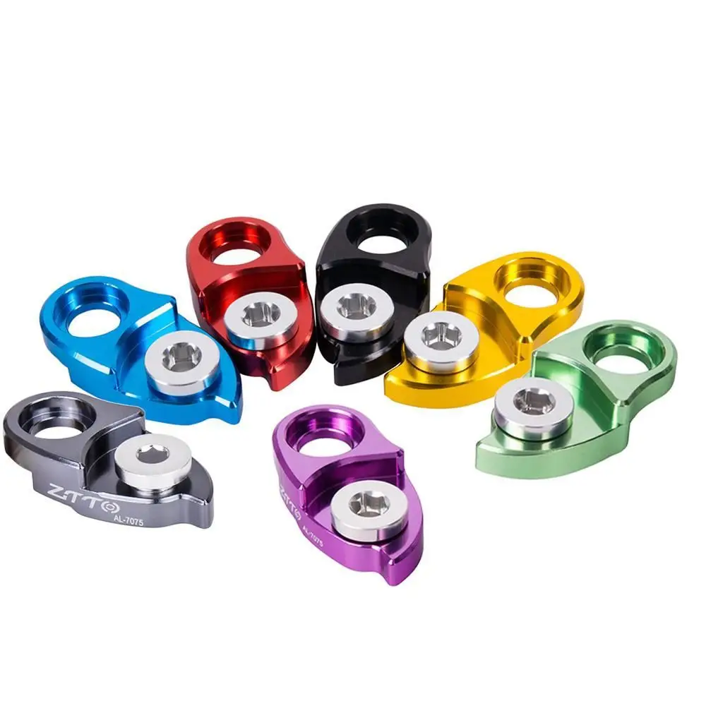 Colorful Road Bike Extender Cassette Aluminum MTB Rear Derailleur Hanger Cycling Parts Tail Hook Extender Frame Gear Tail Hook