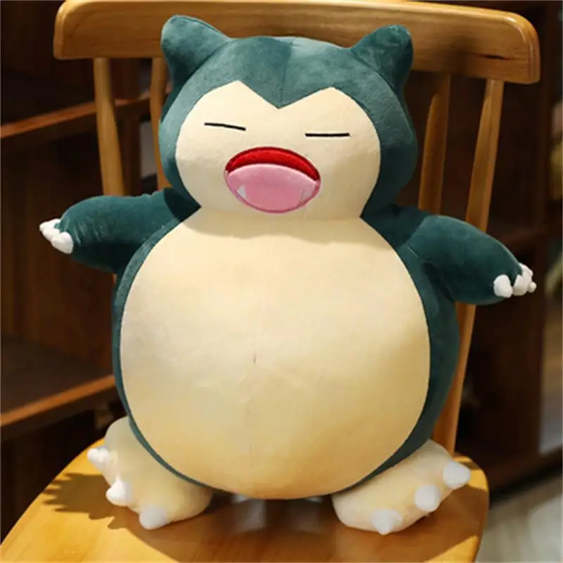 30/50cm Pokemon Snorlax Plush Toys Cartoon Japan Anime Monster Elf Plush Doll Soft Stuffed Animal Doll Birthday Gift for Girls