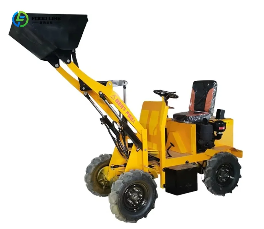 Customized Electric Mini Wheel Loader Tractors with Front End Loader Diesel Version Wholesale Price