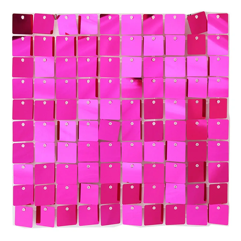 6–30 Stück bunte Glitzer-Pailletten-Hintergrund-Wandpaneele, hellgoldene, quadratische, glänzende Paneele, Hochzeit, Geburtstag, Weihnachten, Party-Hintergrund – Detail 9