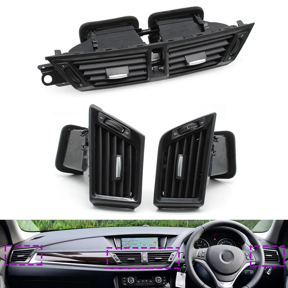 

E84 RHD Dashboard Central Left Right Air Conditioner AC Vent Grille Outlet Complete Assembly For BMW X1 64229258355 642229912356