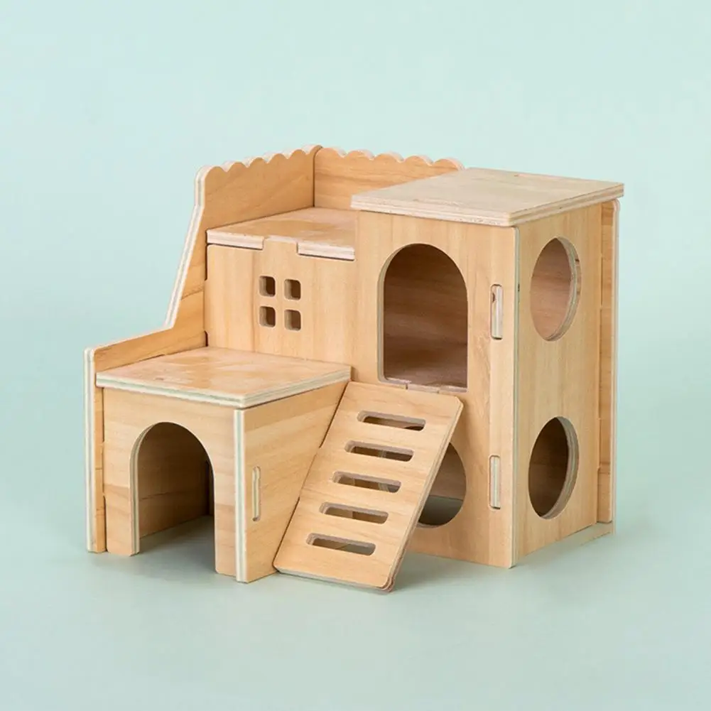 Wooden Hamster Play Villa 5