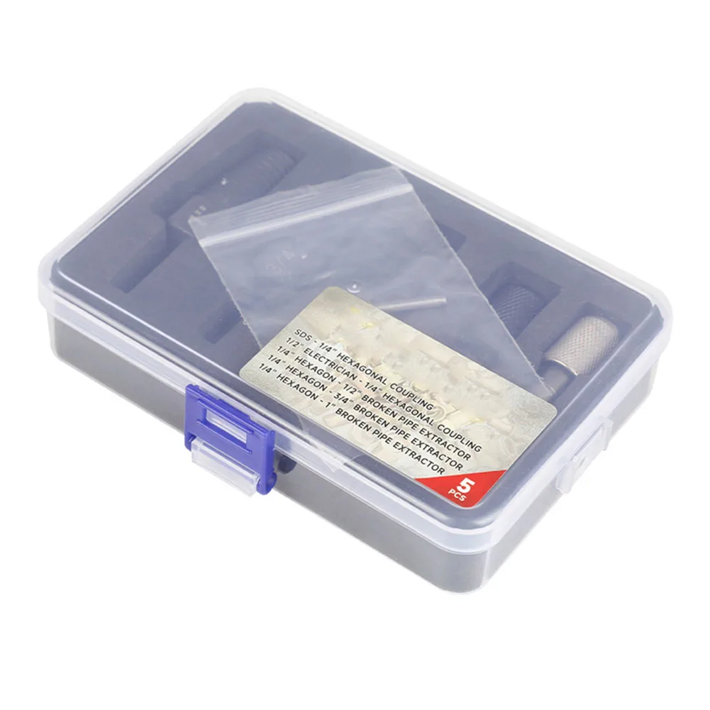 Set di estrattori per viti per rubinetto in metallo per viti rotte per tubi dell'acqua da 12 34 1 pollice adatti per riparazioni idrauliche