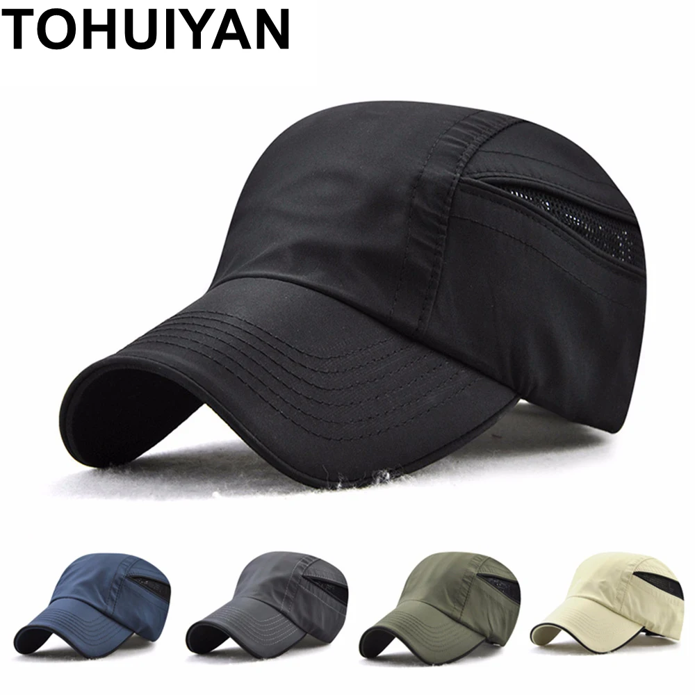 

2022 Brand Summer Hat For Men Casual Bone Masculino Sports Cap Outdoor Breathable Mesh Trucker Caps Women Gorras Baseball Hats
