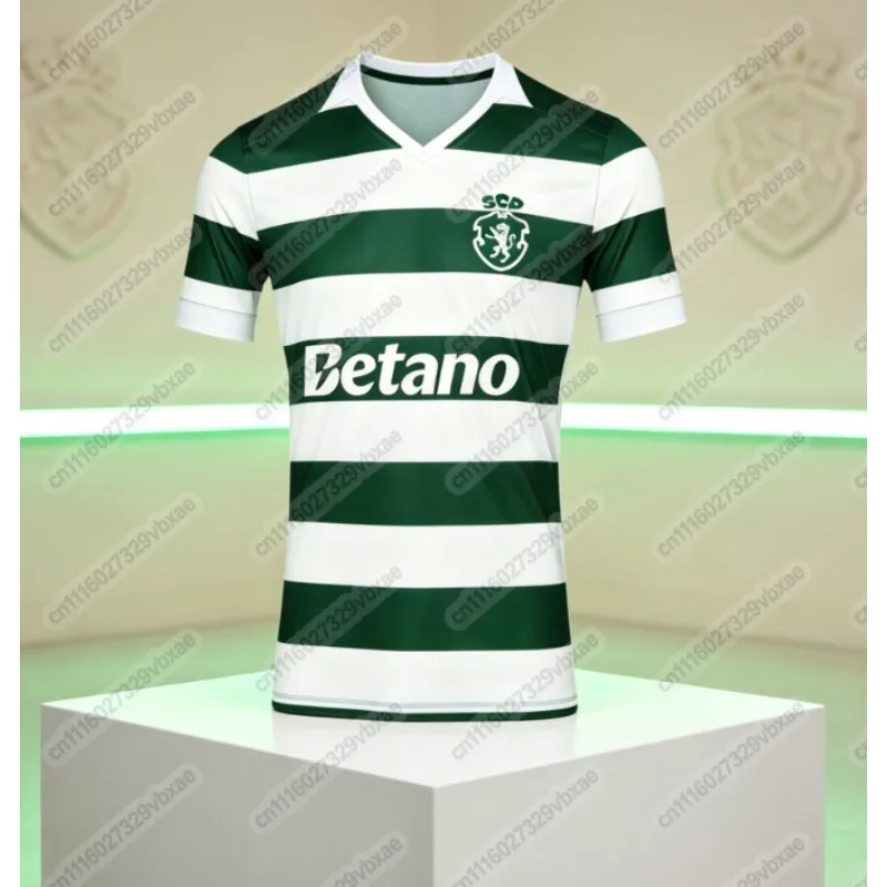 2026-2027 Neues Portugal Sport-Heimtrikot, Kurzarm-Fußballshirt im Familienstil, Atmungsaktive Sportmannschaftsuniform – Detail 4