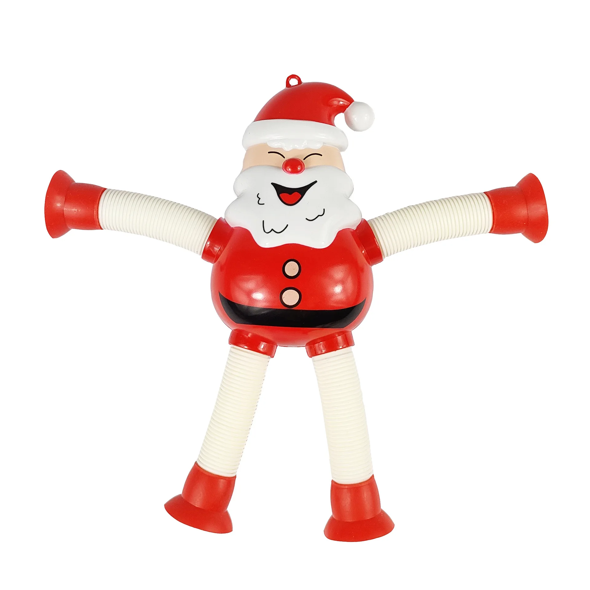1/4 шт. поп-трубки на присоске, игрушки Санта-Клауса, снятие стресса, телескопические сенсорные игрушки, интересный подарок для детей, мальчиков и девочек