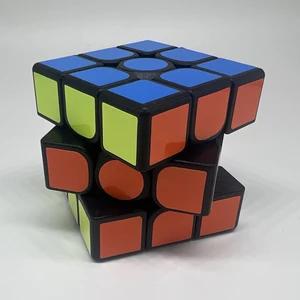 Magic Cube 3x3x3 Black Conventional sticker stress-relieving puzzle professional smooth speed game children's toy gift