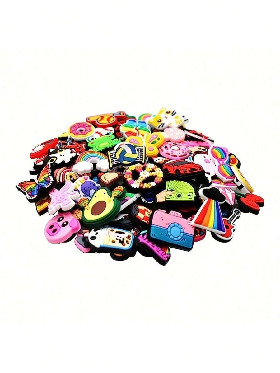 20st cartoon willekeurige schoen decoraties accessoires bedels voor klompen bubble slides sandalen, cadeau idee voor verjaardag Kerstmis