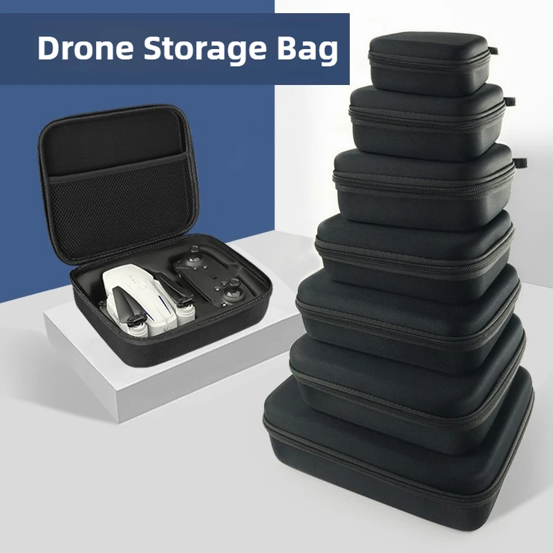 3PCS/1PCS EVA Storage Box Travel Zipper Bag Portable Protective Storage Outdoor Tools Organizer Multi-color Accessories Case
