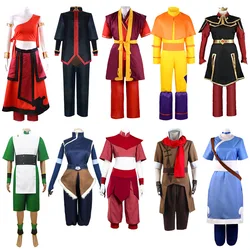 The Last Airbender Avatar Aang Cosplay Costume Kids Children Jumpsuit Outfits Halloween Carnival Suit Men Woman Suit Clothes