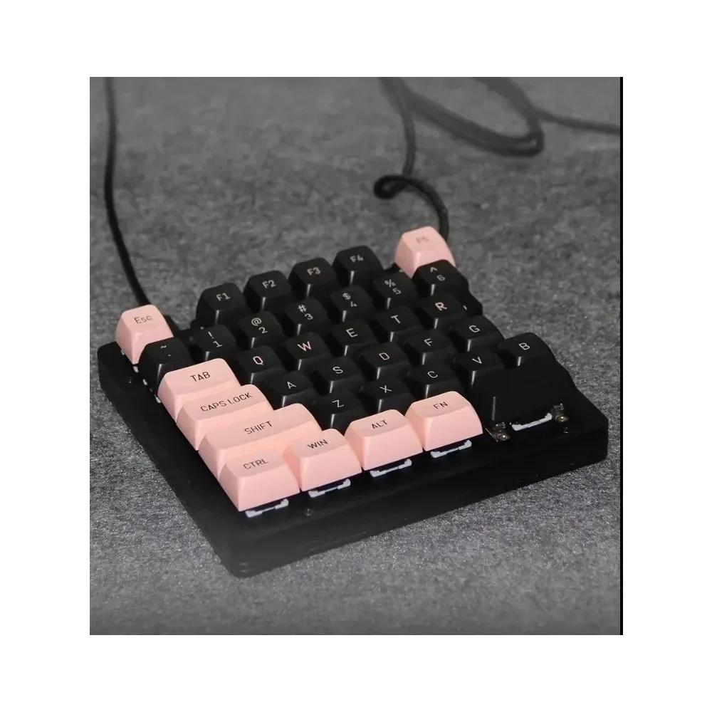 DB783C Split Mechanical Keyboard Ergonomics Wired Hot Swap Customized Gaming Keyboard PC Gamer Office Accessories