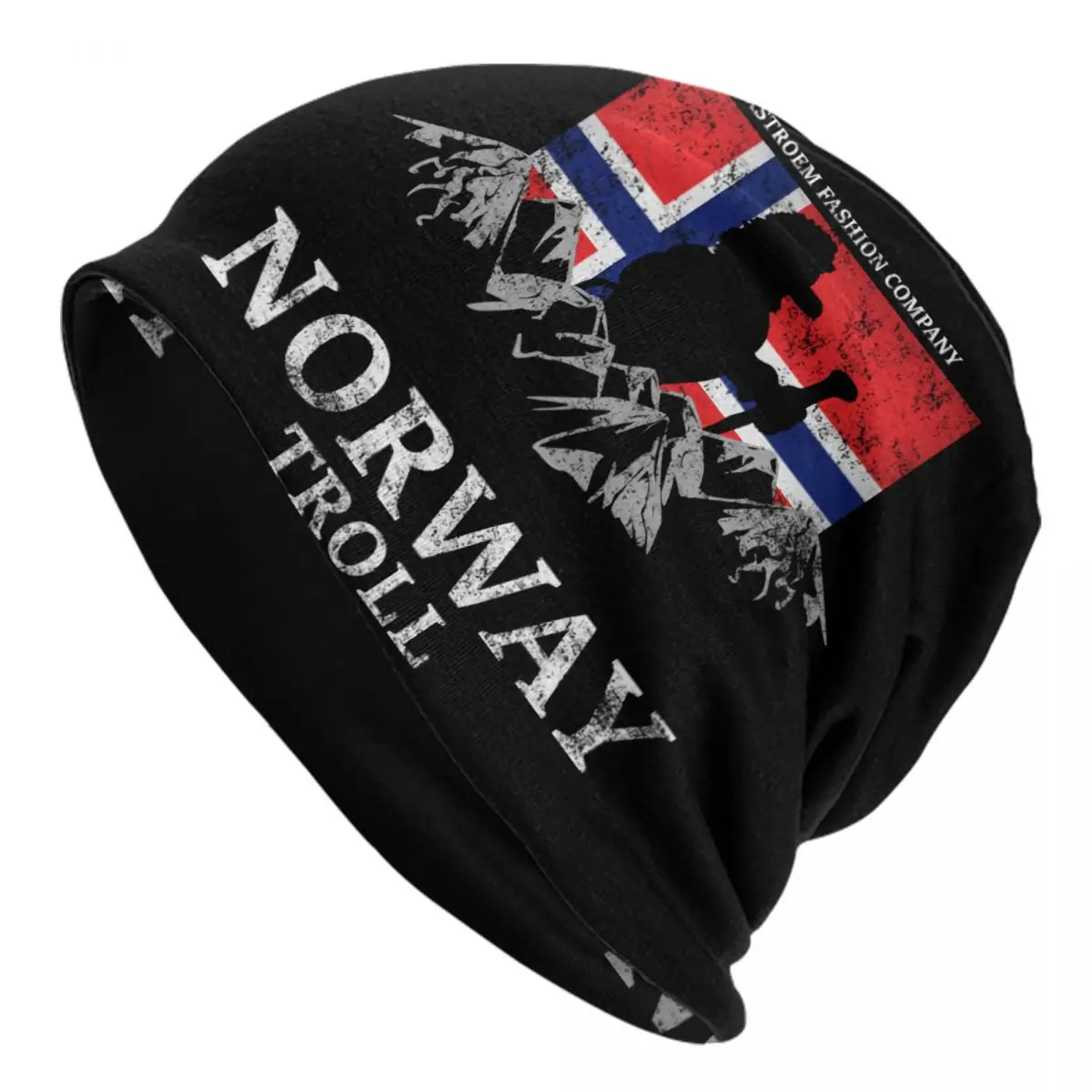 Norway Flag Bonnet Hat Knit Hats Men Women Fashion Unisex Adult Fjord Mountain Warm Winter Beanies Cap