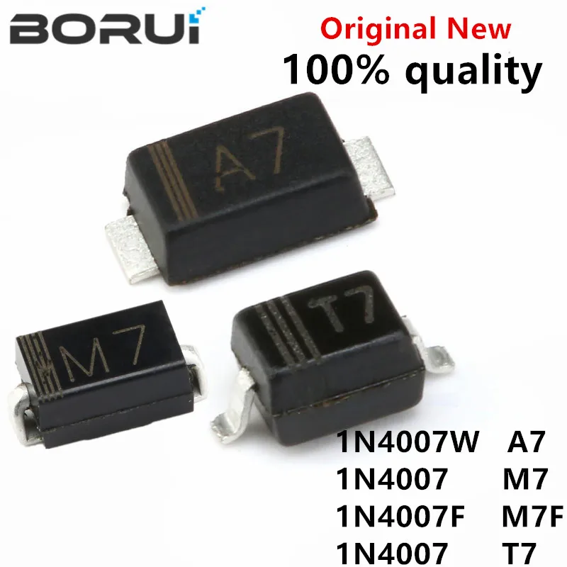 100Pcs 1N4007W A7 S…