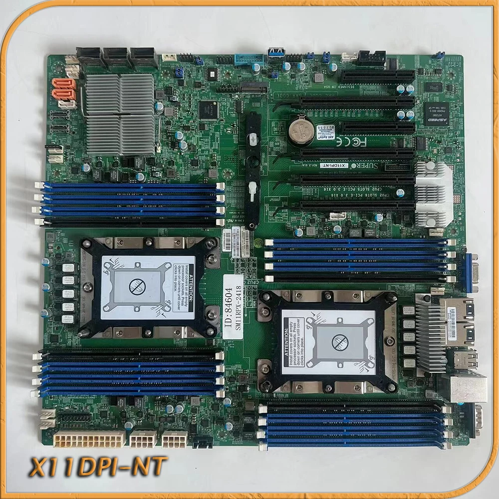 

Для серверной материнской платы Supermicro с двумя розетками Intel C622 LGA-3647 DDR4 PCI-E 3,0 X11DPI-NT