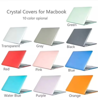 Smooth Rubberized Waterproof clear Crystal Hard Pc Shell Cover for Macbook Pro Air 12 13 13.3 14 15 15.4 15.6 inch M4 M3 M2 M1