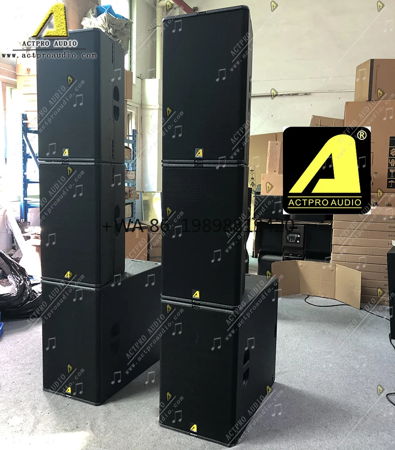 Professional Audio T24N Line Array Speaker B30 Dual 15 Inch Subwoofer PA Speaker T24N 	 Caixa De Som 	 Bocinas Equipos De Sonido