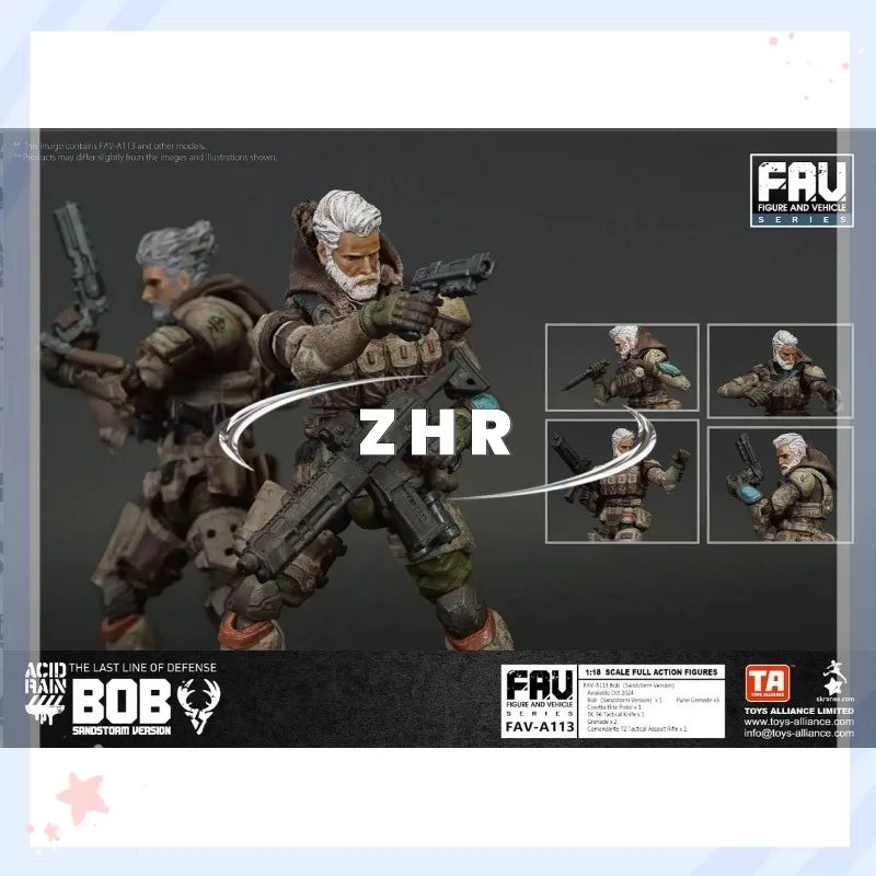 In Stock Acid Rain War FAV-A113 Bob（Sandstorm Version）Animation Model Action Figure Toy Collection Gift