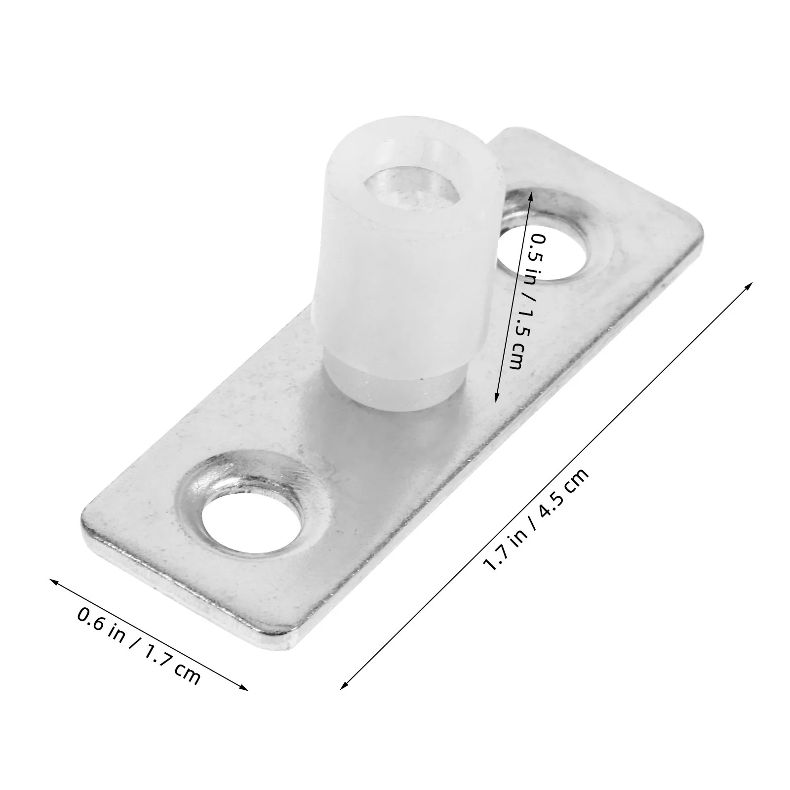 6 قطع من دليل أرضية الباب المنزلق، مسار سفلي لباب الحظيرة شديد التحمل لخزانة الخزانة، عملية سلسة متوافقة مع متعددة #5