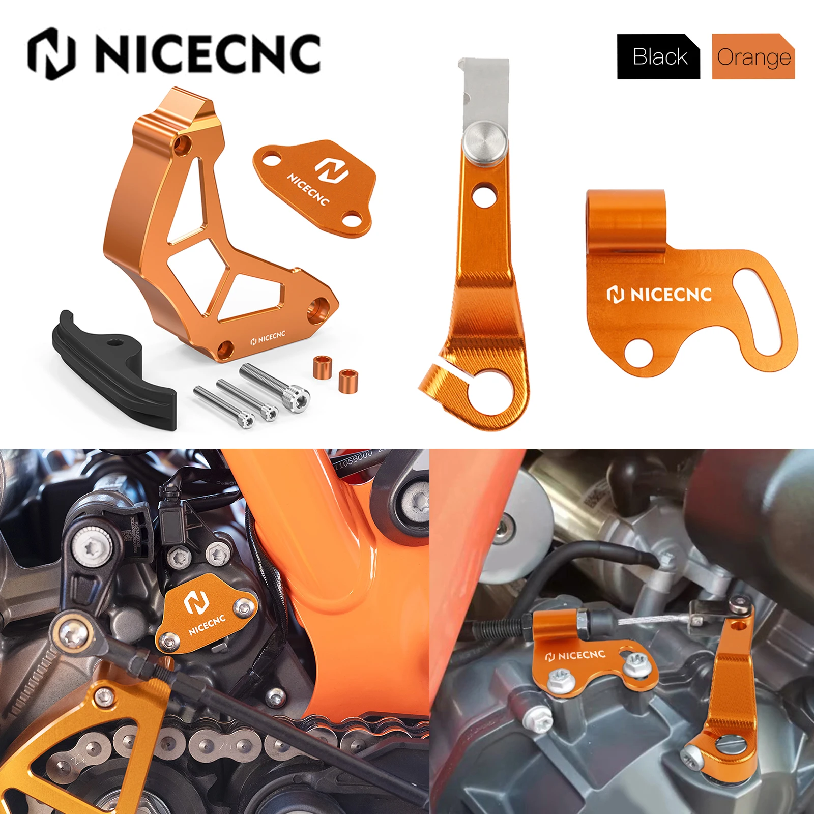 

Front Sprocket Chain Guaud Sensor Cover Clutch Lever For KTM 790 Adventure/R 2019-2020 890 Duke Adventure R 2021-2023 Husqvarna