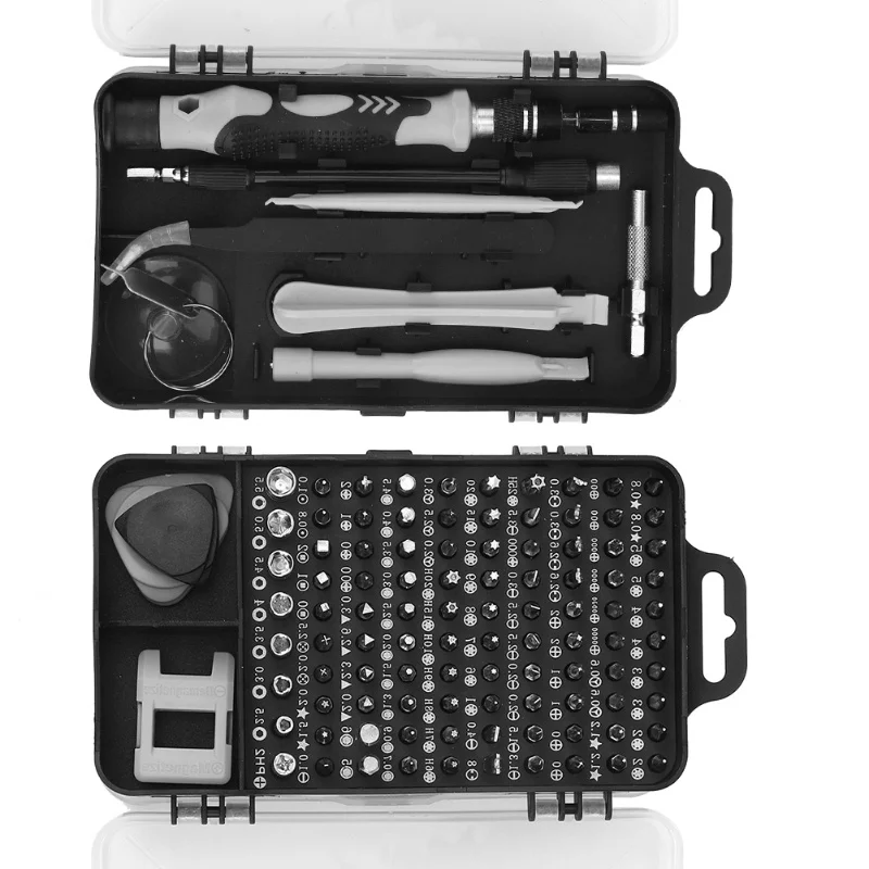 115 In 1 Screwdriver Set Multifunctional Watch Phone Repairing Removal Hand Tool Black/Yellow/Red/Purple