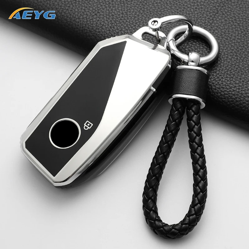 AEYG Car Remote Key Case Cover For BMW G07 X7 LCI U11 X1 G70 7 Series 740i G09 XM F98 X4M G18 X5 G81 M3 I20 IX Shell Fob