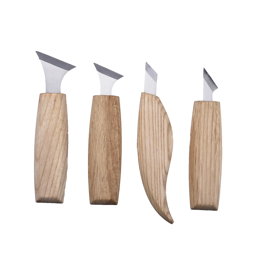 

Chrome Vanadium Alloy Cutter Head Handmade Tools Wood Gouge Chisel Manual Carving Kit