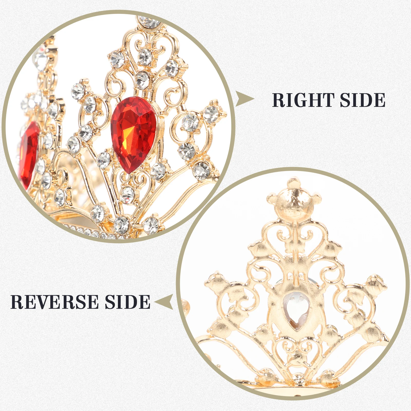 

Crown Hair Accessory Booth Crowns Weddings Girls Bride Princess Gems Bridal Accessories Ladies for Band Crystal