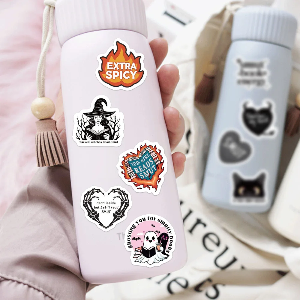 500PCS Black Graffiti Roll Stickers INS Style Graffiti Decals For Laptop Phone Case Refrigerator Notebooks Skateboard Stickers