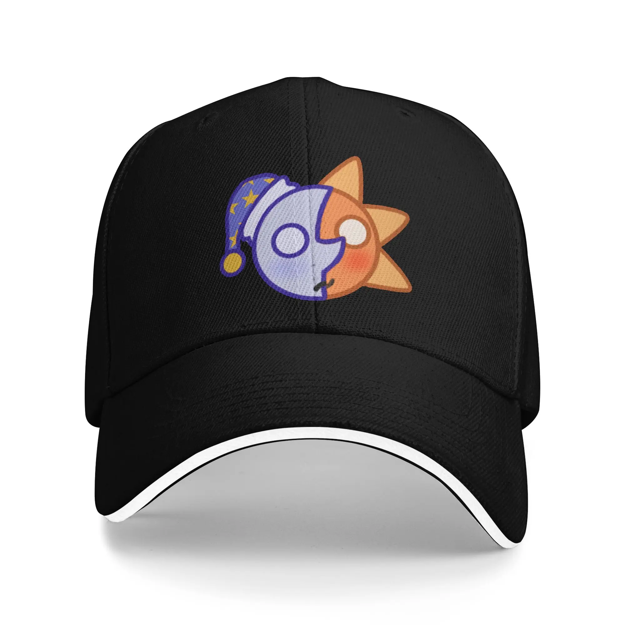 Custom Punk Unisex FNAFS Video Game Baseball Cap Adult Sundrop Moondrop Cartoon Adjustable Dad Hat Women Men Outdoor