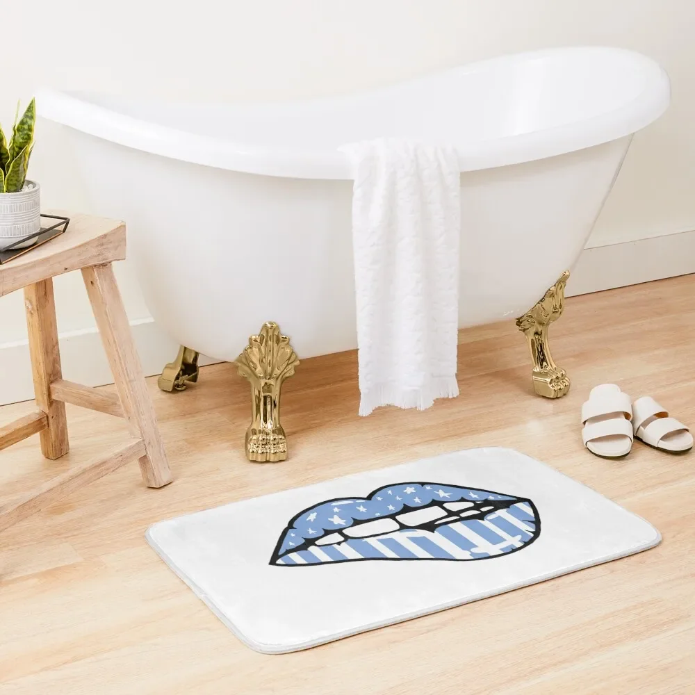 

Chapel Hill lips Bath Mat Non-Slip And Washable Kitchen Anti-Skid Shower Toilet Accessories Bathroom Mat