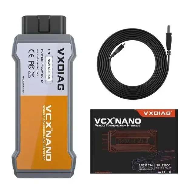 VXDIAG VCX NANO For Volvo 2014D Dice Coding Diagnostic Tools Automatic obd2 j2534 ECU Programming All System Lifetime free