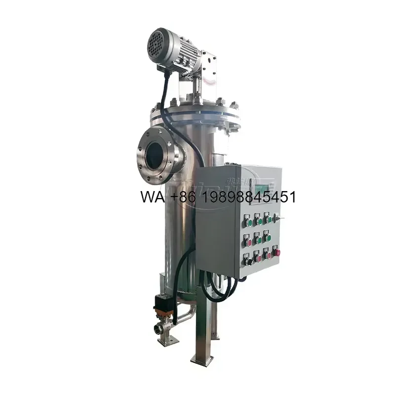Wmwmnu Self Cleaning Sugar Syrup Filter for Cane Sugar Beet Syrup Honey Filtration China Hot Sale