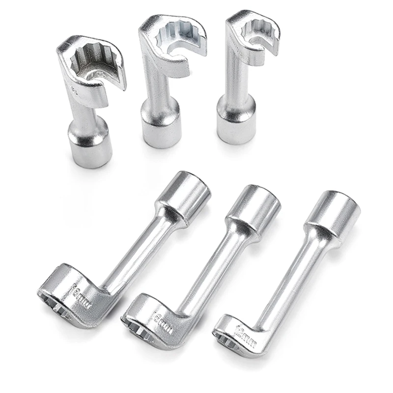 Llave para sensor de oxígeno con ranura hexagonal abierta en forma de ABVJ-L, llave de tubo de combustible, llave de tubo de aceite para automóvil