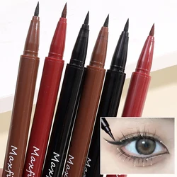 Black Brown Red Matte Liquid Eyeliner Pen Waterproof Lasting Silky Quick Dry Eye Liner Pencil Sweat-proof Eyes Makeup Cosmetics