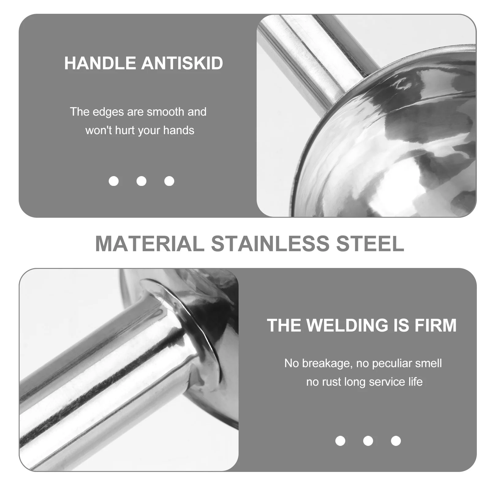 

1Set Stainless Steel Ice Spatula Candy Scoop Long Service Life Great for Parties Weddings Bars Buffets Pet Food Cereal