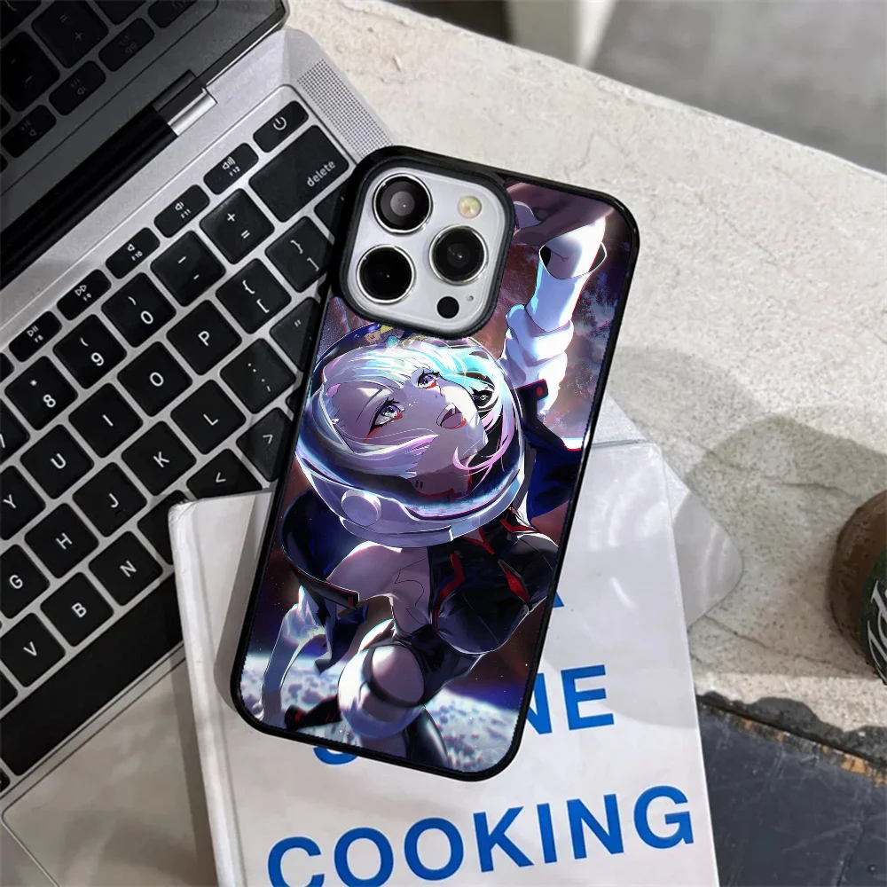 Cyberpunk Edgerunners Anime Phone Case Strong Magnetic For IPhone 15 14 13 Pro Max 11 12 Mini Alex Mirror For Magsafe