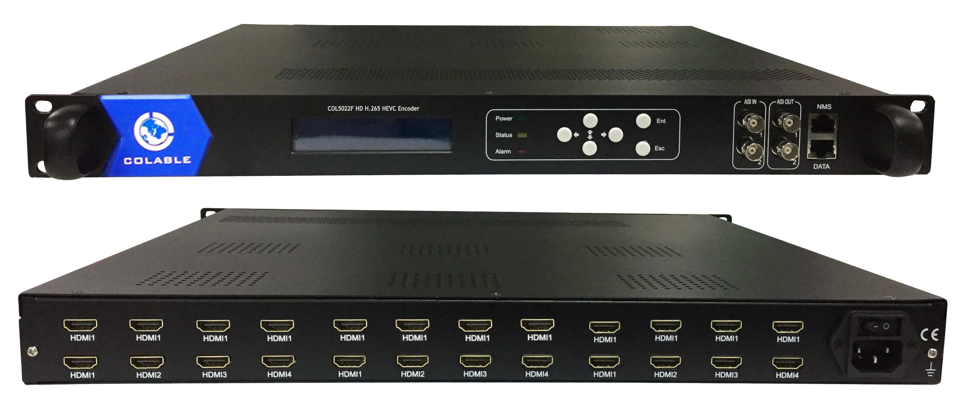 Perlengkapan siaran TV Digital H.265 hevc enkoding video IP enkoder streaming langsung COL5022F