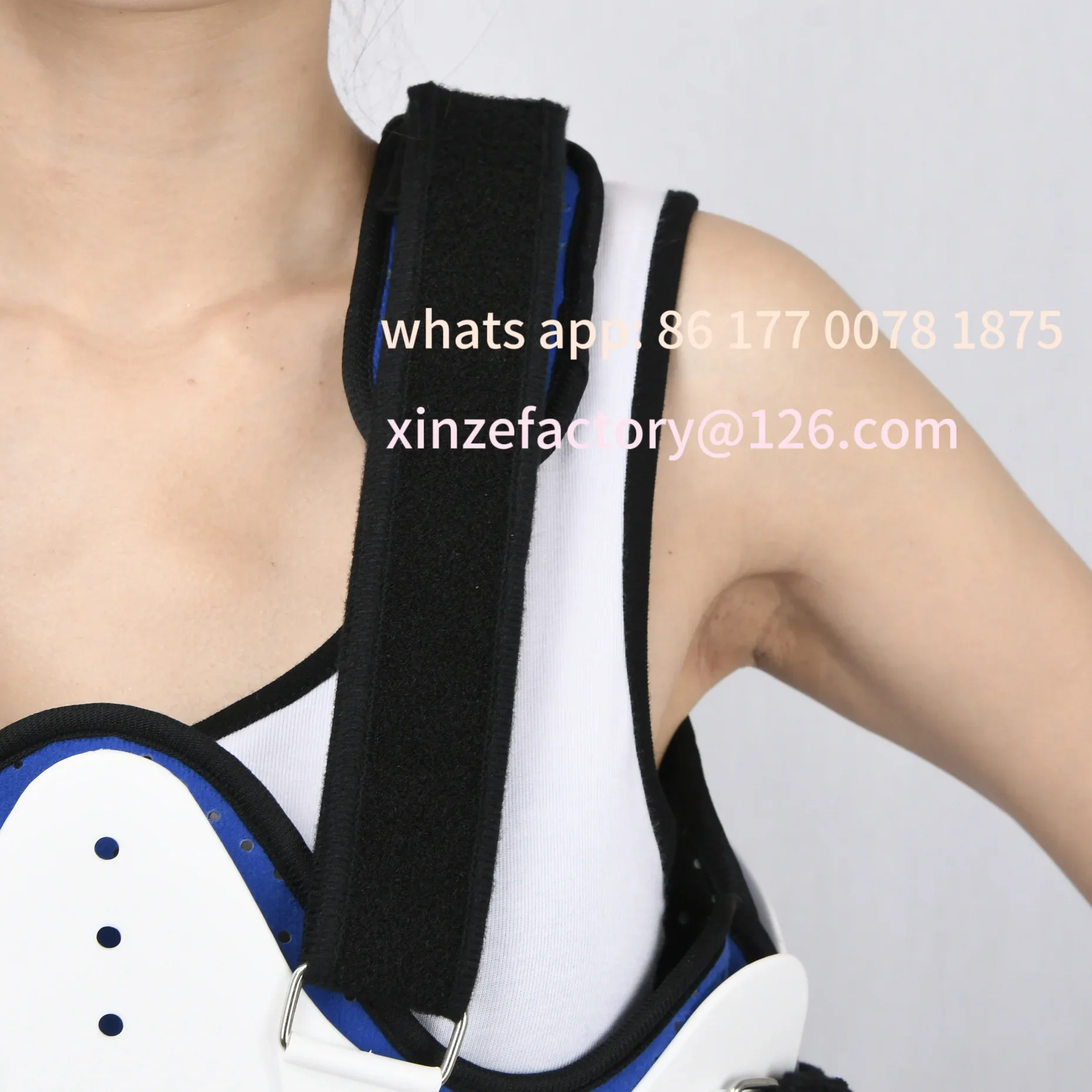 Customizable Adjustable Thoracolumbar Fixation Braces, Breathable Lines, Straps Anti-Slip Reinforced Spine and Lumbar Protectors