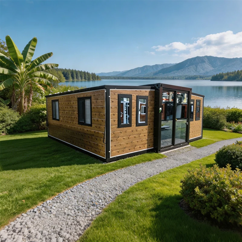 Prefabricated Expandable Container House 20ft Modular Sandwich Panel Hurricane Proof Low Cost Office for Construction Site