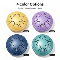 Miwayer 8 Tone 4.5 Inch Steel Tongue Drum Mini Handpan with Mallets Portable Meditation Percussion Instrument 3