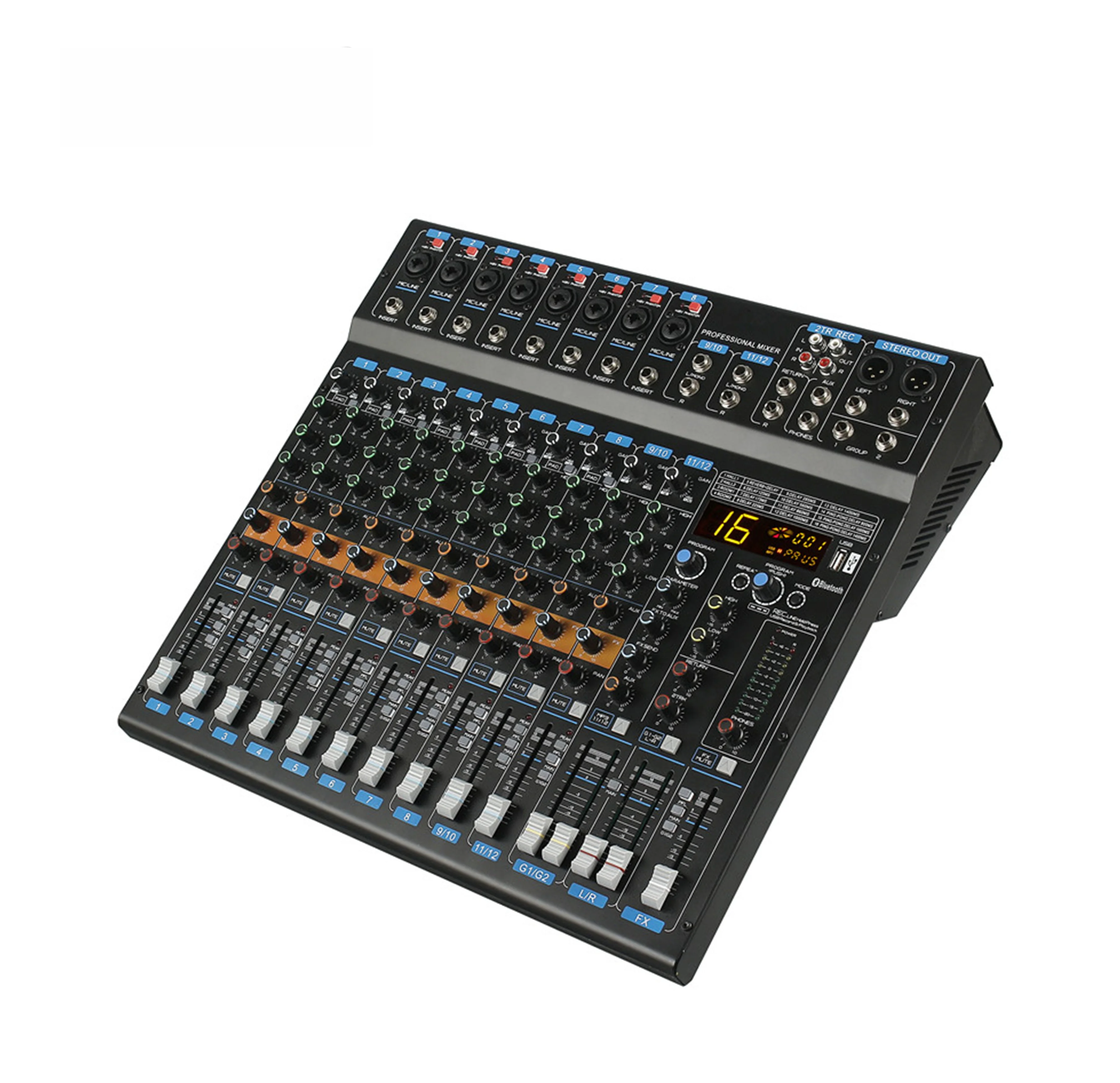 

Xtuga ATS-122 High Quality 12 Channel Professional Powered Digital Mixer