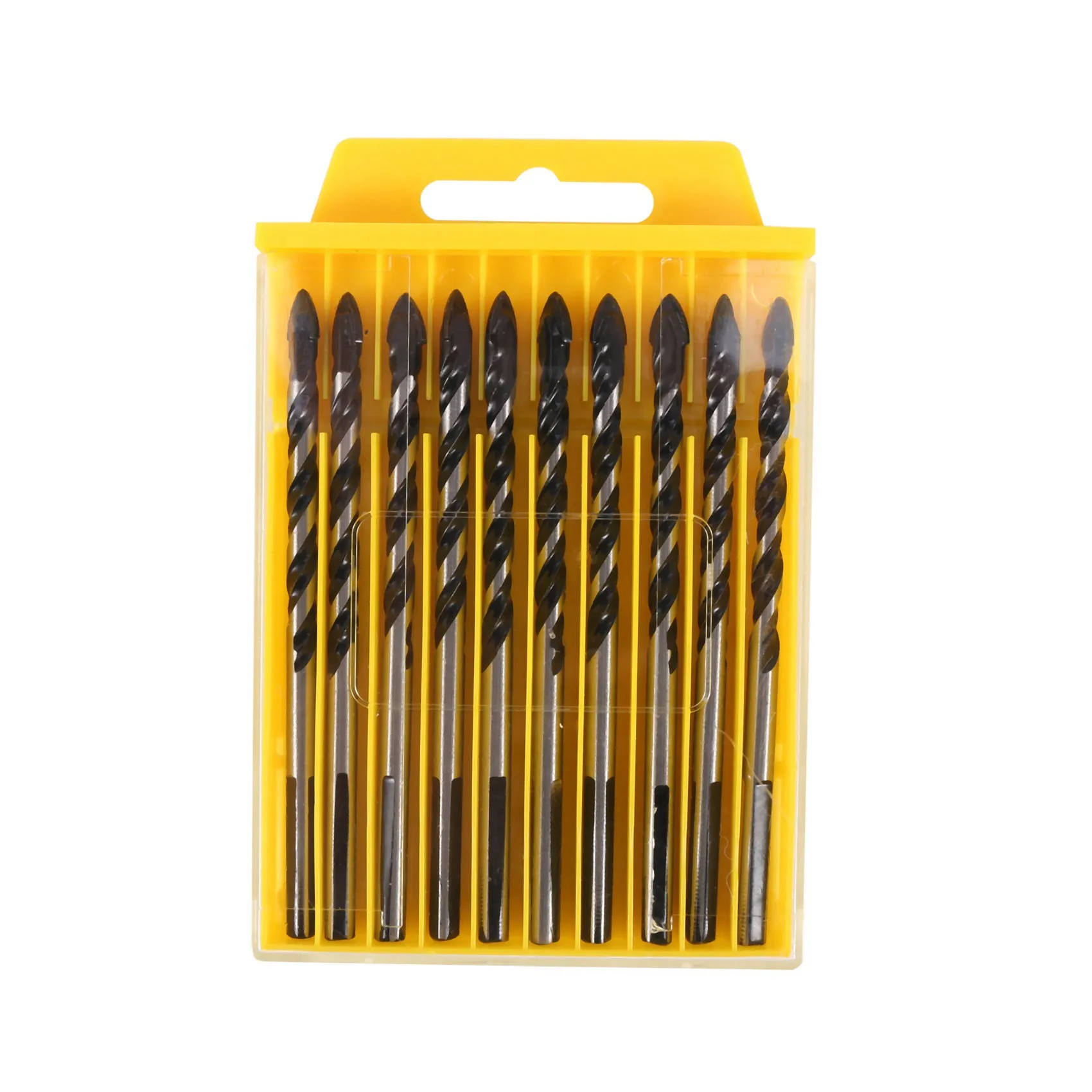 

ABRW-Multipurpose Drill Bits, 50-Piece 6Mm Multi-Material Drill Bit Set, Tungsten Carbide Tipped Masonry Drill Bit Set