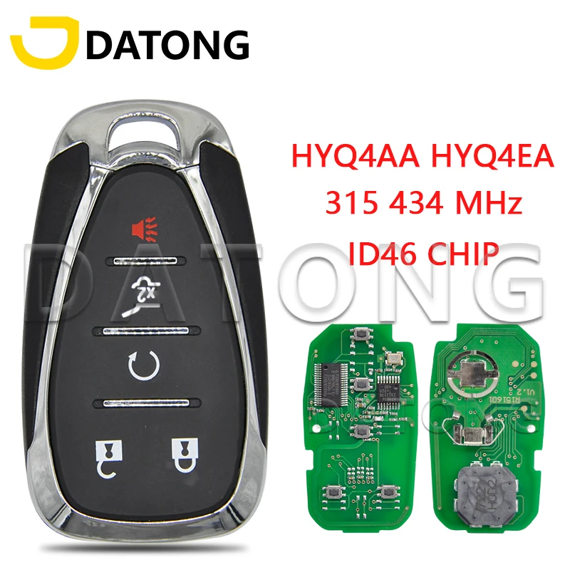 Datong World Car Remote Control Key For Chevrolet Camaro Equinox Cruze Malibu Spark HYQ4EA HYQ4AA ID46 PCF7952 Origianl Chip