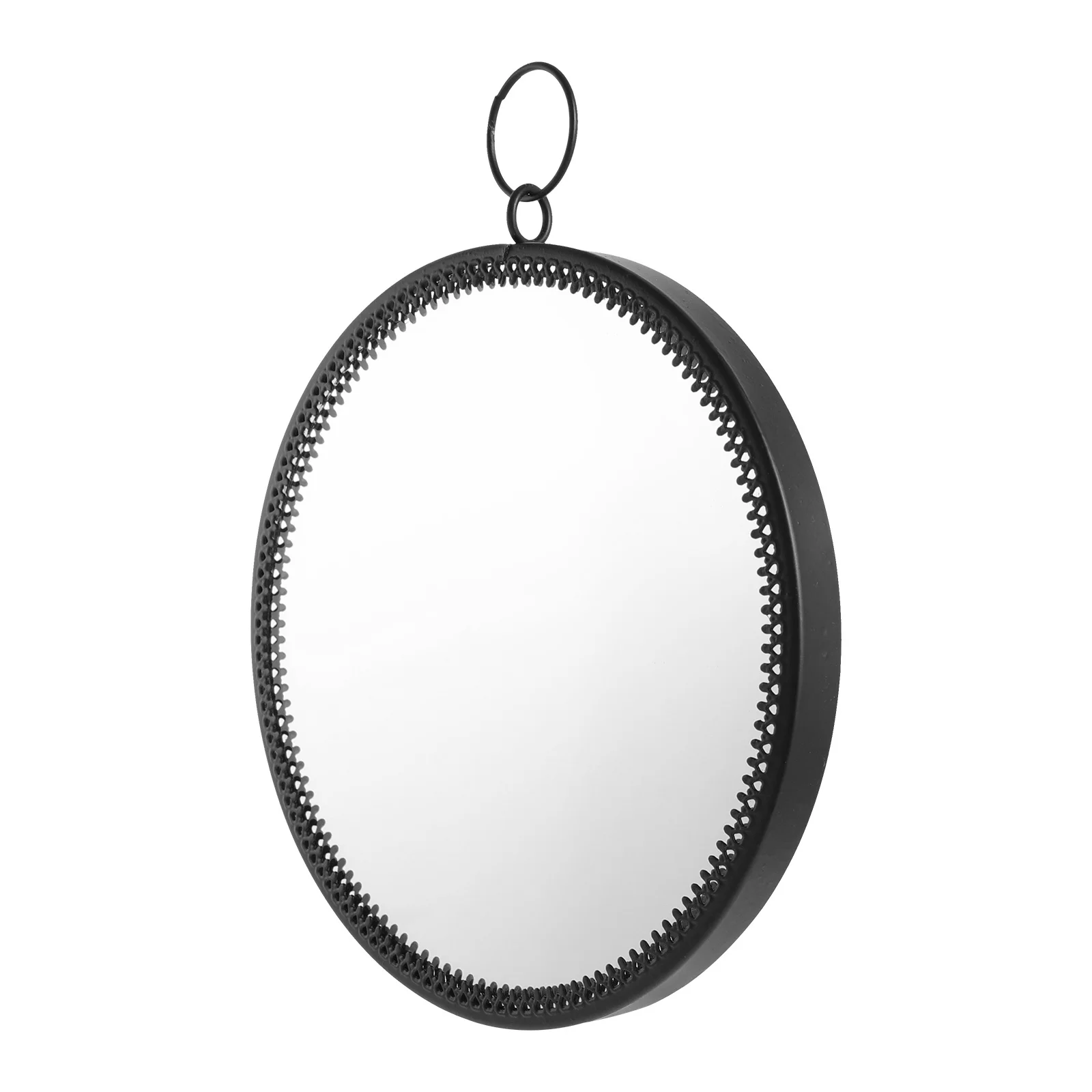 Hanging Vanity Mirror Simple Design Punch Free Wall Mount for Bathroom Bedroom Decor Wall Hanging Mirror