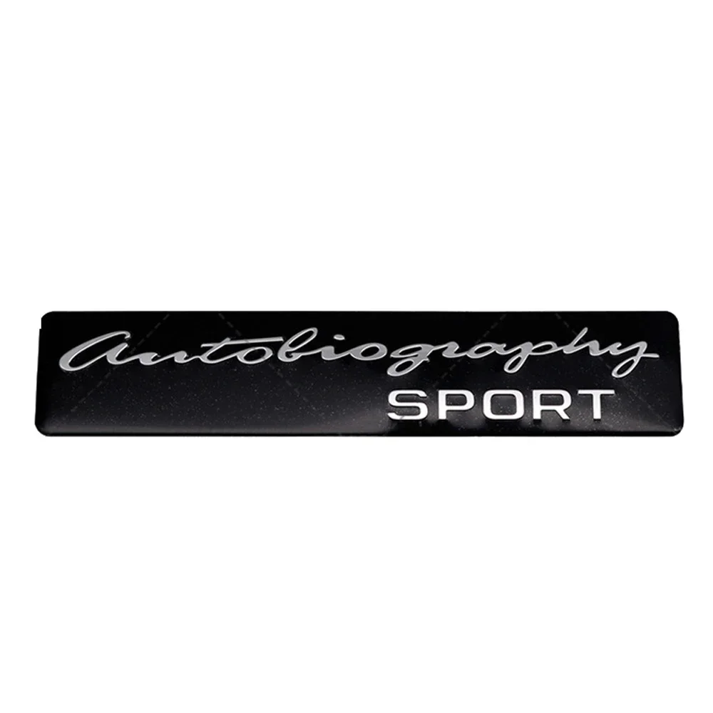 Autobiography SUPERCHARGED Logo Car Emblem Sticker for Land Rover Discovery L319 Velar Range Rover Evoque view 3