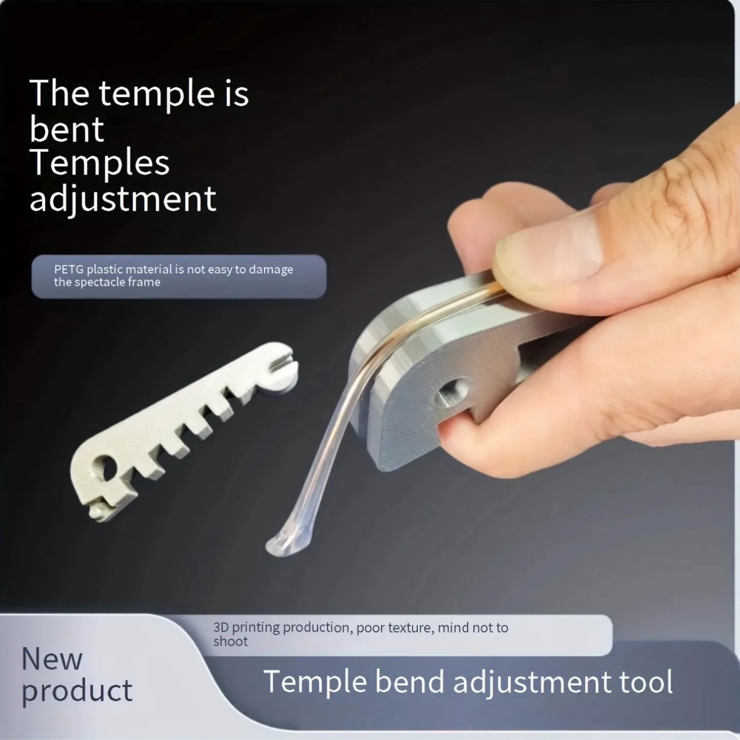 Stainless Steel Eyeglass Frame Adjustment Tool Leg Bending Pliers Optimal Solution for Eyewear Repair And Maintenance