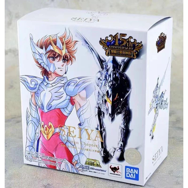 In Stock Bandai Saint Cloth Myth Fifteenth Pegasus Pegasus Chapter Celestial Version Animation Action Figure Model Toy