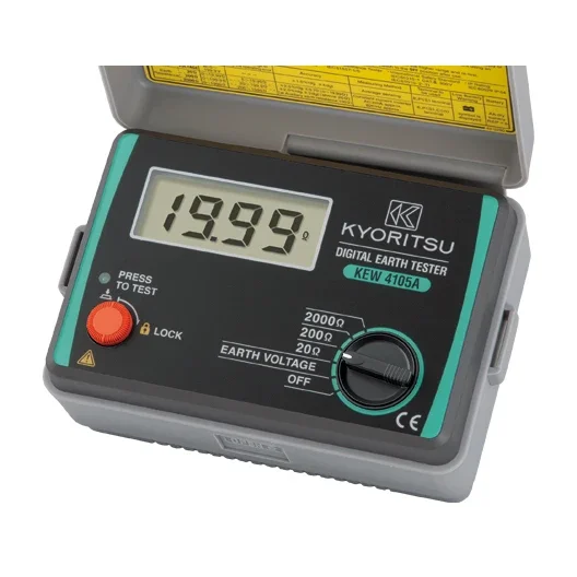 

New Arrival Kyoritsu KEW 4105A EARTH TESTER 3-Pole and 2-Pole Earth Resistance