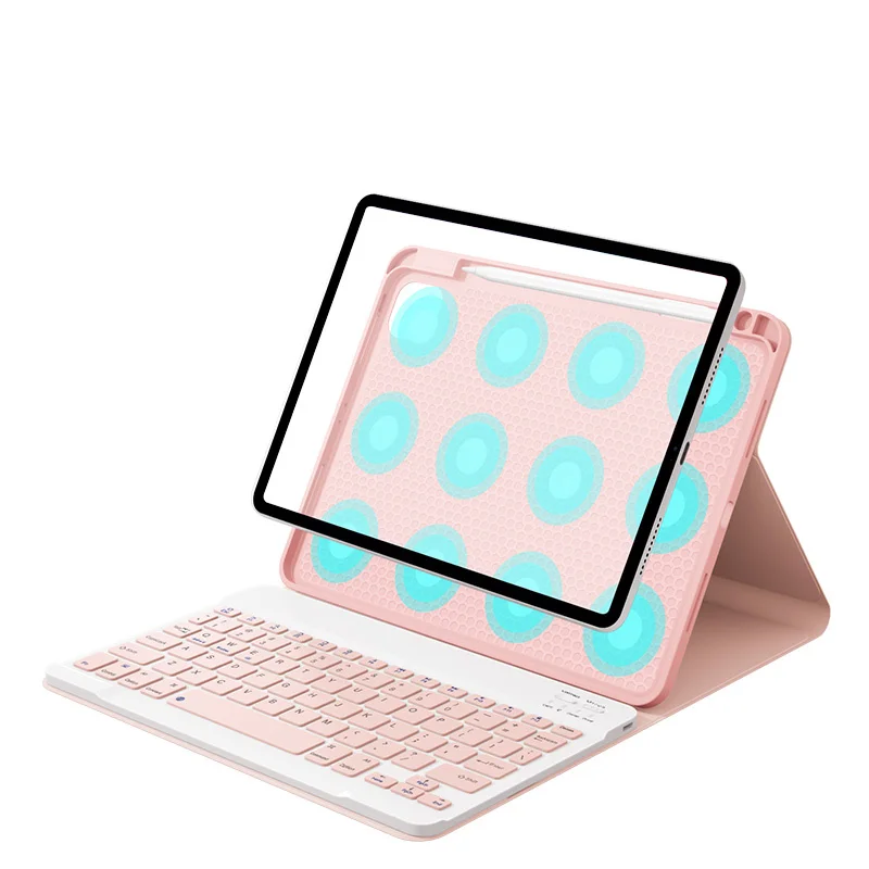 RGB Backlit Keyboard for Funda Redmi Pad SE Keyboard Fabric with Pen Holder Cover for Xiaomi Redmi Pad SE 2023 Case 11 inch